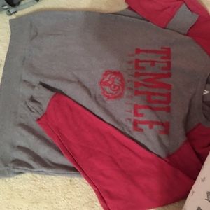 Temple Uni. Crewneck sweatshirt pullover