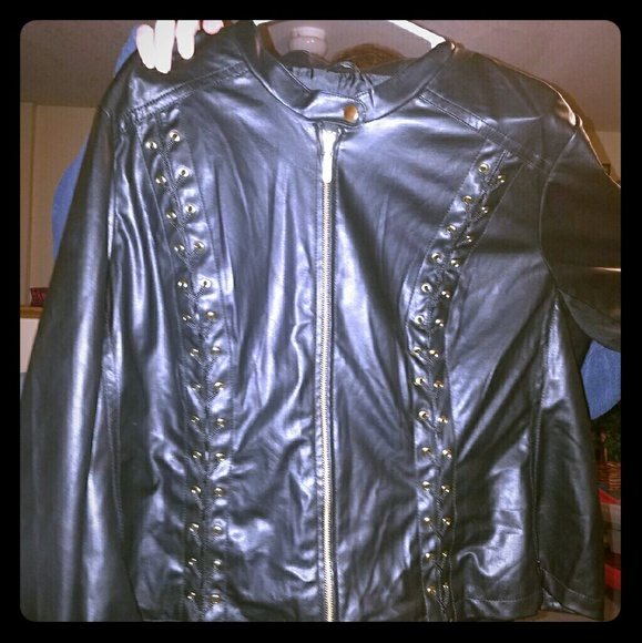 Lane Bryant leather jacket
