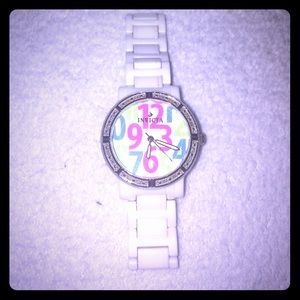 White ceramic Invicta watch