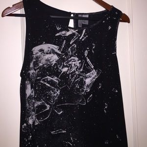 Galaxy tank dressy shirt