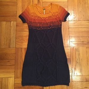 GREAT FOR FALL Free People Cableknit Sweater Dress