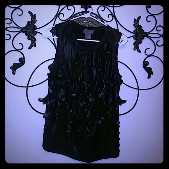 Black Polyester Top