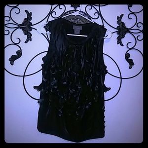 Black Polyester Top