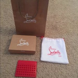 PLEASE READ‼️‼️Christian Louboutin Card Holder