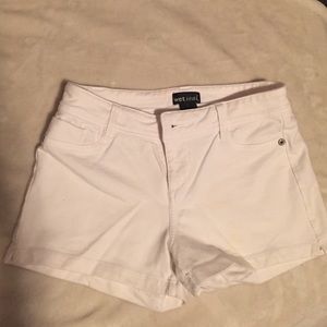 white shorts