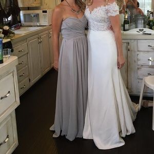 Strapless formal dress