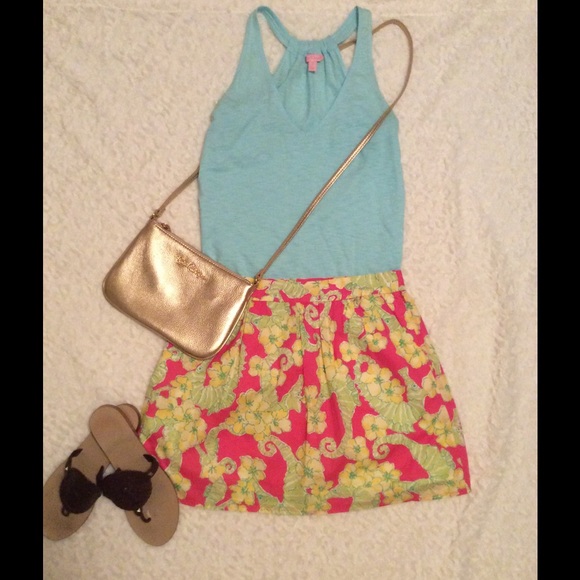 Lilly Pulitzer Floater Whitley Seahorse Skirt