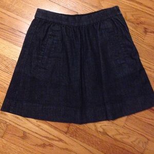 J. Crew jean skirt