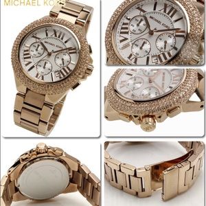 Rose gold Michael Kors watch
