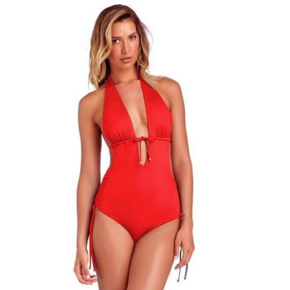 Vitamin A Swimwear Vermillion Vermillion One