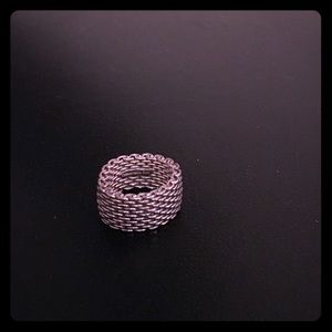 BEAUTIFUL Tiffany&Co Mesh ring. Make an offer! :)