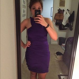 Deep Purple One Shoulder Asos Dress!