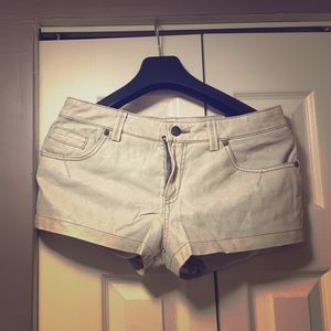 Free people vegan leather shorts