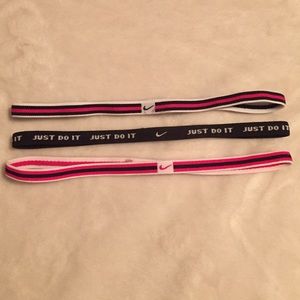 set of 3 Nike headbands