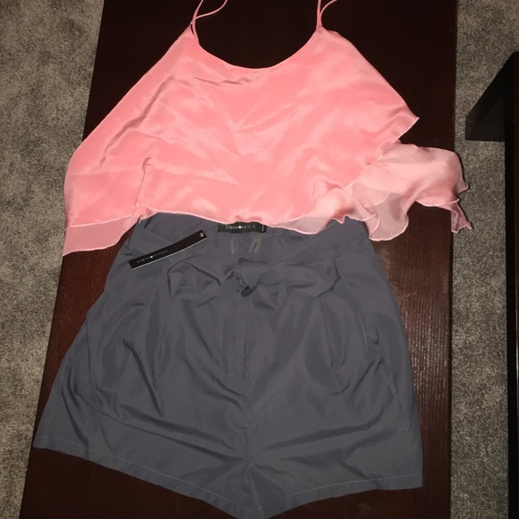 Stella & Jamie Silk Romper