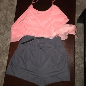 Stella & Jamie Silk Romper