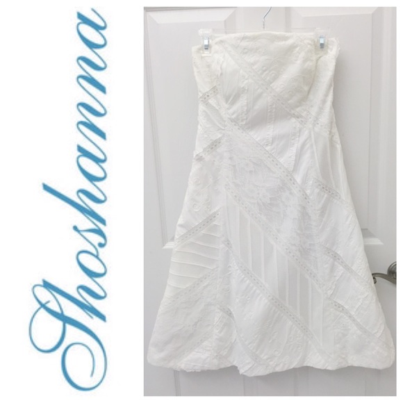 Shoshanna White Lace Dress