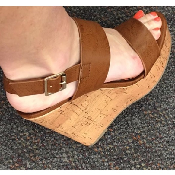 New cognac wedges 30.00