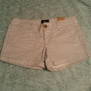American Eagle Midi shorts with stripes