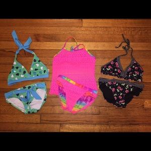 Girls Swimsuits size 10/12 Justice