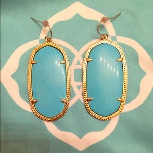Turquoise Danielle Kendra Scott earrings