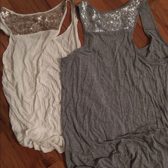 Old Navy Large sparkly tanks - Picture 1 of 2