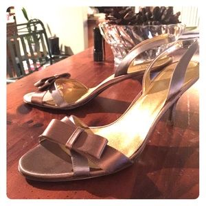J.crew kitten heel sandals with back strap, Sz. 10
