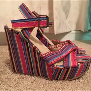 Colorful Striped Wedges ✨✨