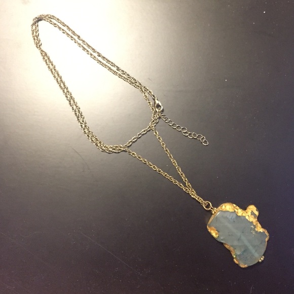 Long Stone Necklace