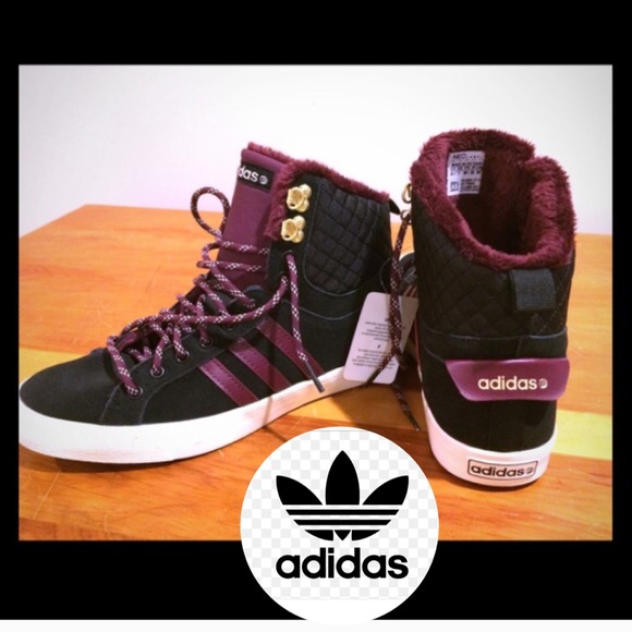 adidas neo high brown purple adidas neo high brown purple