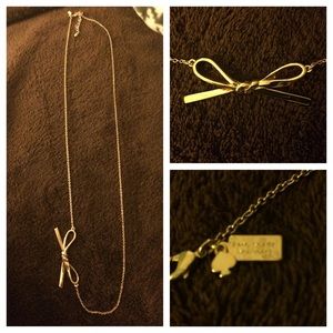 ❗️SALE❗️Kate spade bow necklace