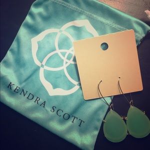 Mint Kendra Scott drop earrings