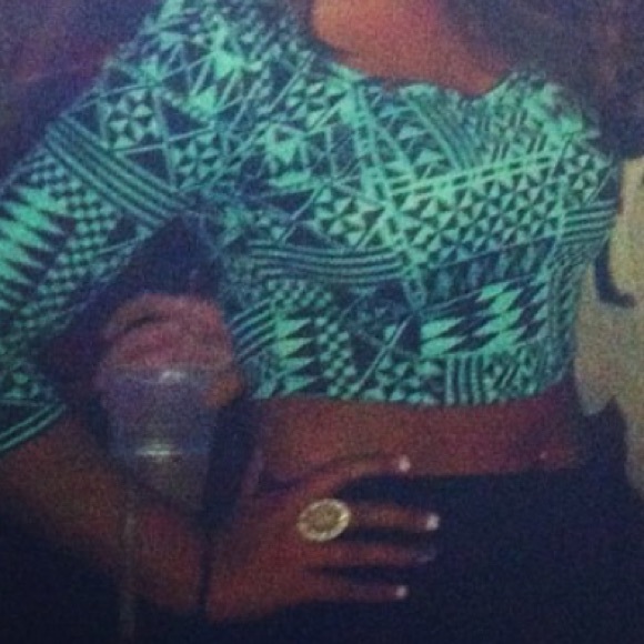 tribal crop top