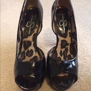 Jessica Simpson black heels