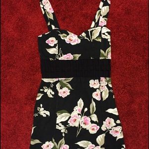 KARMALOOP BODYCON FLORAL DRESS
