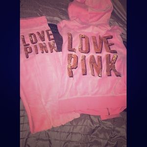 Victoria's Secret PINK Velour Pants