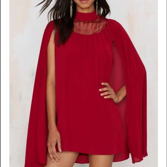 Nasty gal cape dress