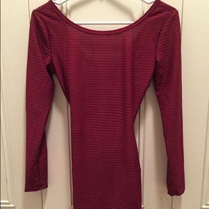 Red bodycon dress size small