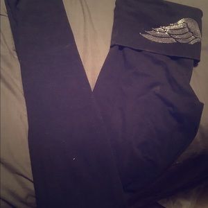 VS sequins angel wings leggings
