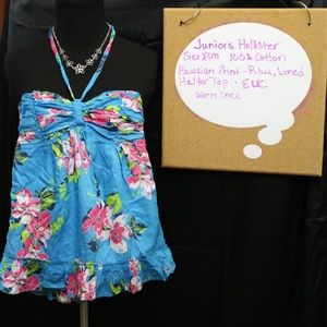 Junior's Hollister Size XS Hawaiian Halter Top