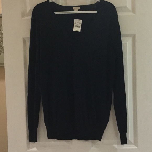 J. Crew Tops - J. Crew navy blue sweater