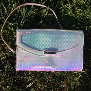 ON HOLD - NINE WEST HOLOGRAPHIC CLUTCH