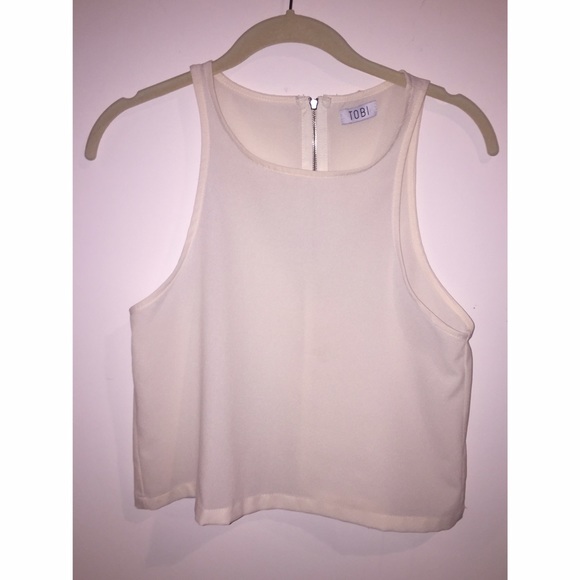 Tobi — Crop Top — S — Cream - Picture 4 of 4