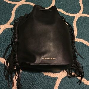 Victoria's Secret Fringe Bucket Bag/Backpack