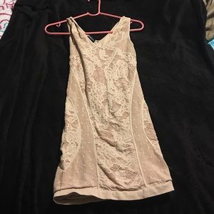 Bebe lace tank dress