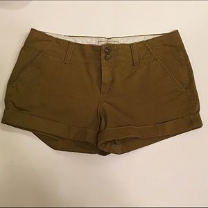 Army green/ brown shorts