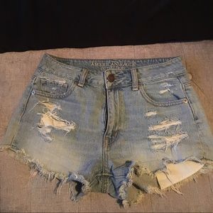 American eagle high waisted shorts