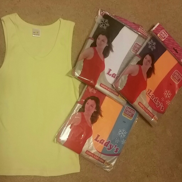 10 tank for $5 never worn tank top wifebeaters