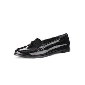 HOLD: Burberry Black Patent Loafers