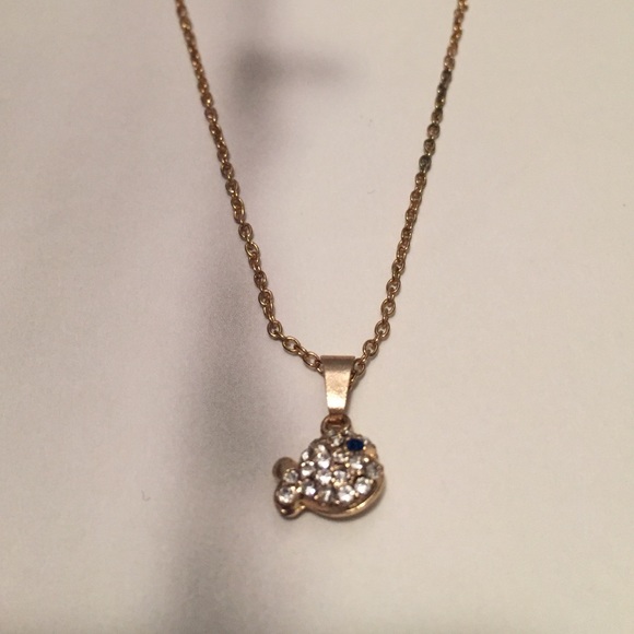 Charming Charlie pufferfish necklace